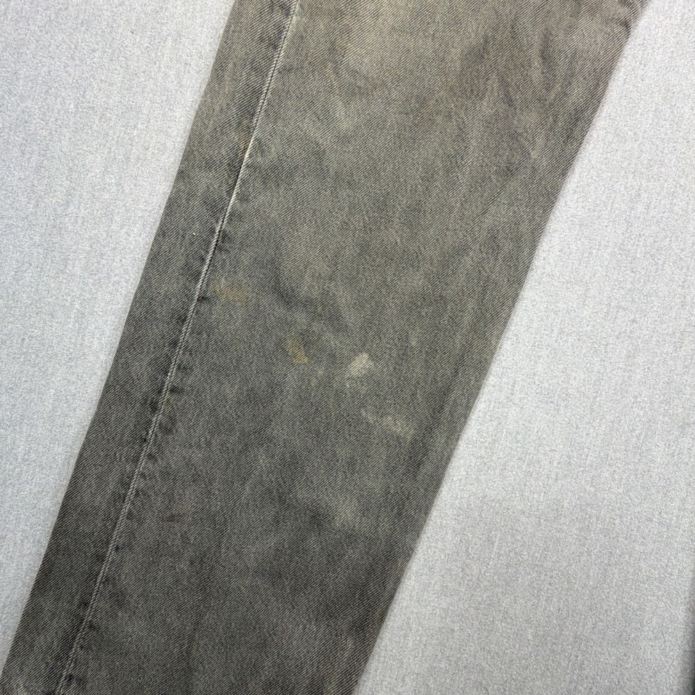 Vintage Levi's Black 501 Jeans Men's 35x34 (Fits 33x33) Made In USA Distressed - Picture 7 of 16